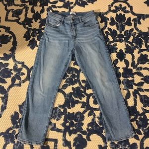 Womens straight leg Loft jeans size 26 by 28 length